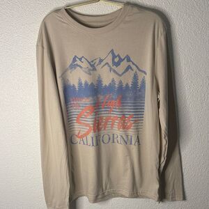 NWT- Original Use- Explore The High Sierra California- Beige- Long Sleeve-Small